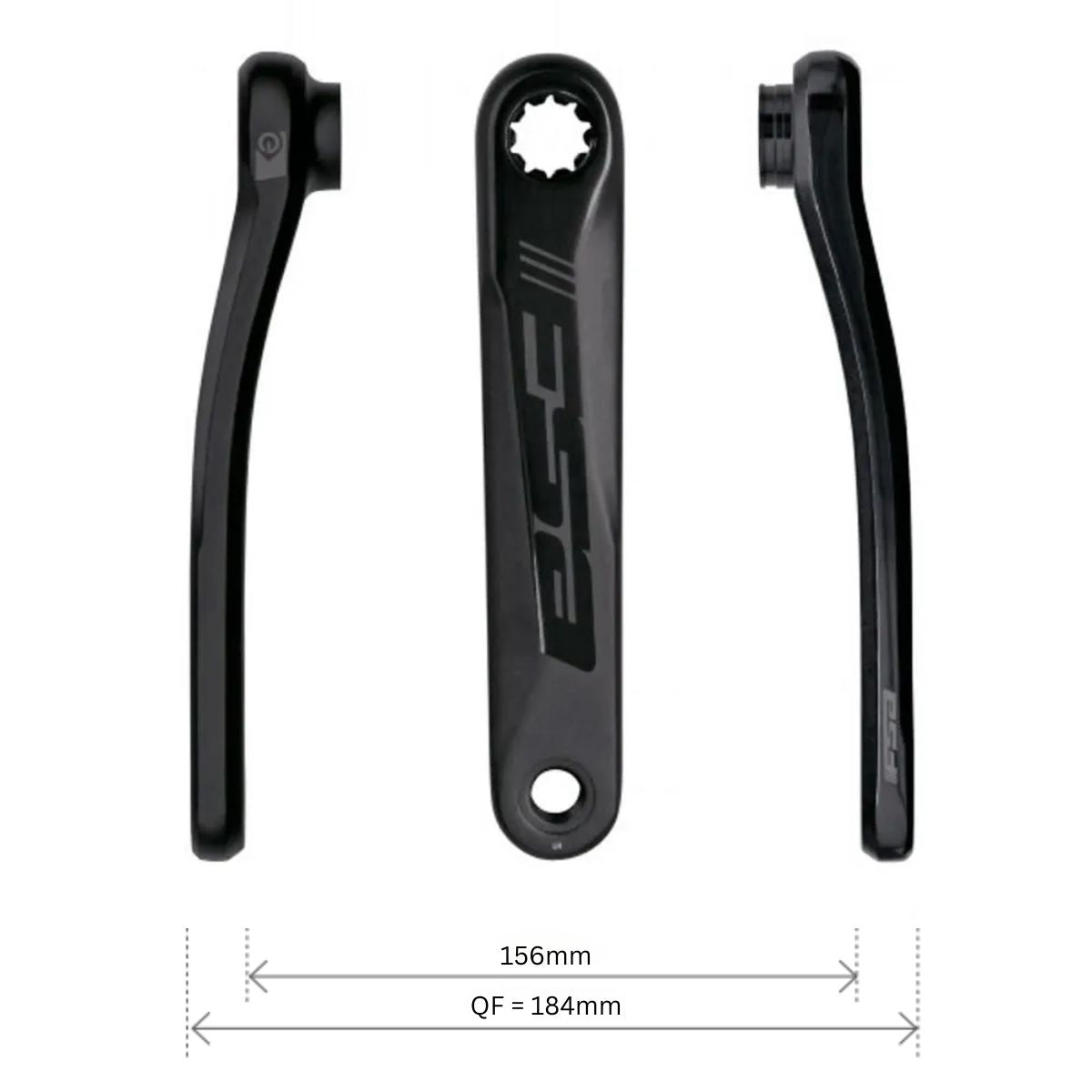 FSA Cranks ISIS Spline E-bike CK-745/IS Bosch G2/G4/Yamaha PWX
