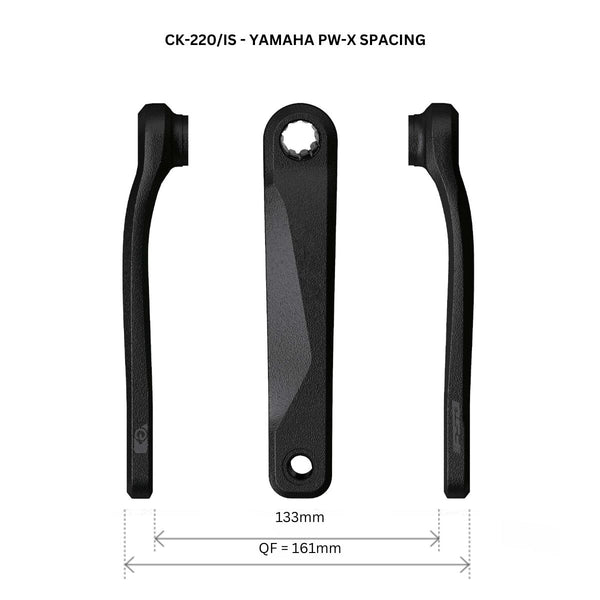 Fsa Isis Spline E Bike Cranks Ck 220/Is Bosch G4 / Yamaha Pwx / Brose Mag