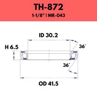 FSA Headset Bearing 1 1/8" (Each)
