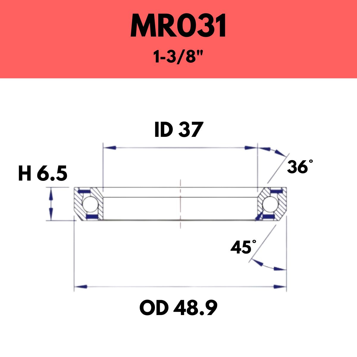 FSA HEADSET BEARING - SPECIALTY (EACH)