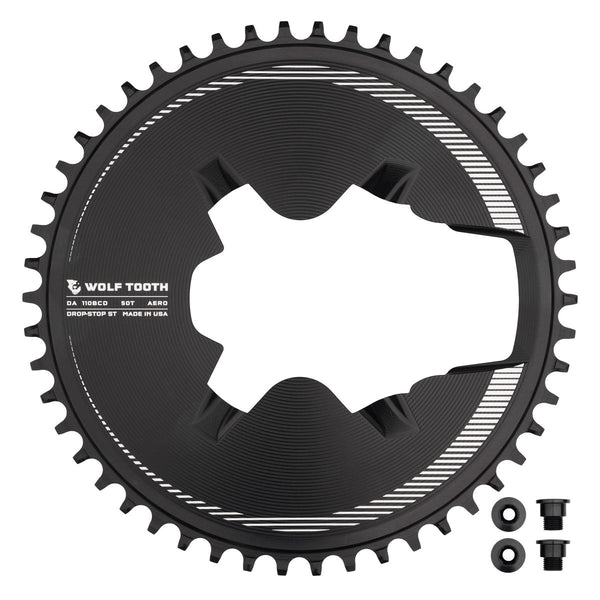 Shimano 9200 Aero 1 X Drop Stop Chainring 110 X 4 Bcd Shimano Hg+