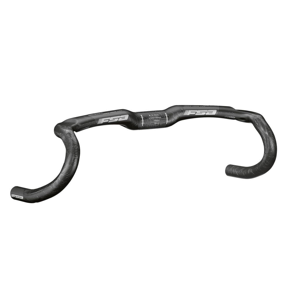 Fsa K Wing Agx Carbon Internal Routing Handlebar