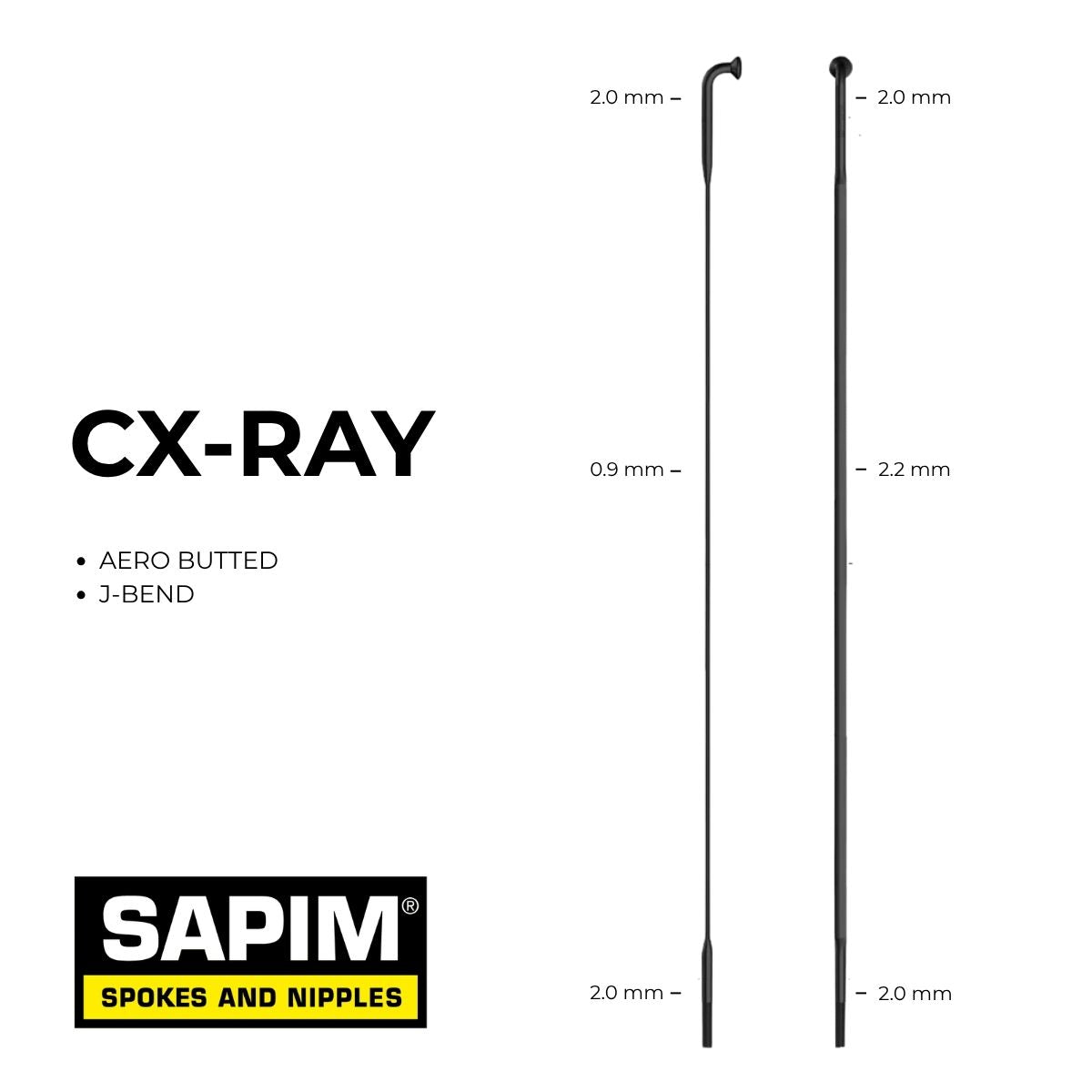 Sapim Spokes CX-Ray