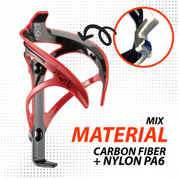 Skwi:ki Lightweight Nylon/Carbon Bottle Cage