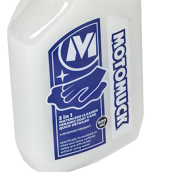 MOTOMUCK 3 in 1 Waterless Wash.