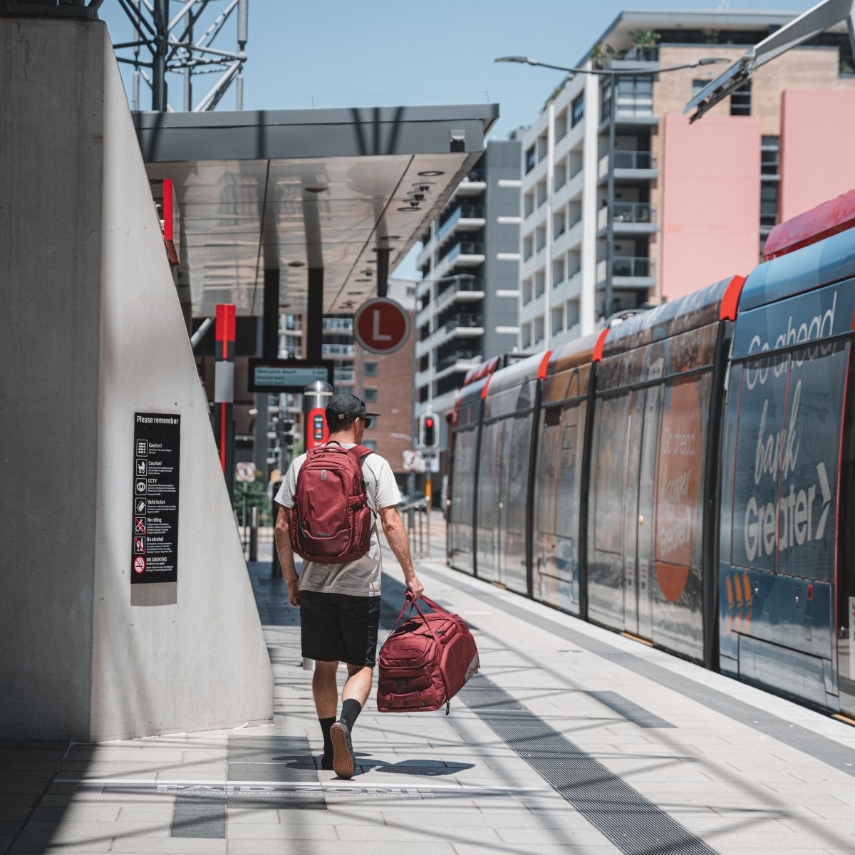 Albek Skytrail Duffel Bag Burgundy