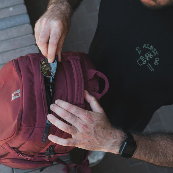 Albek Dudley Backpack Burgundy