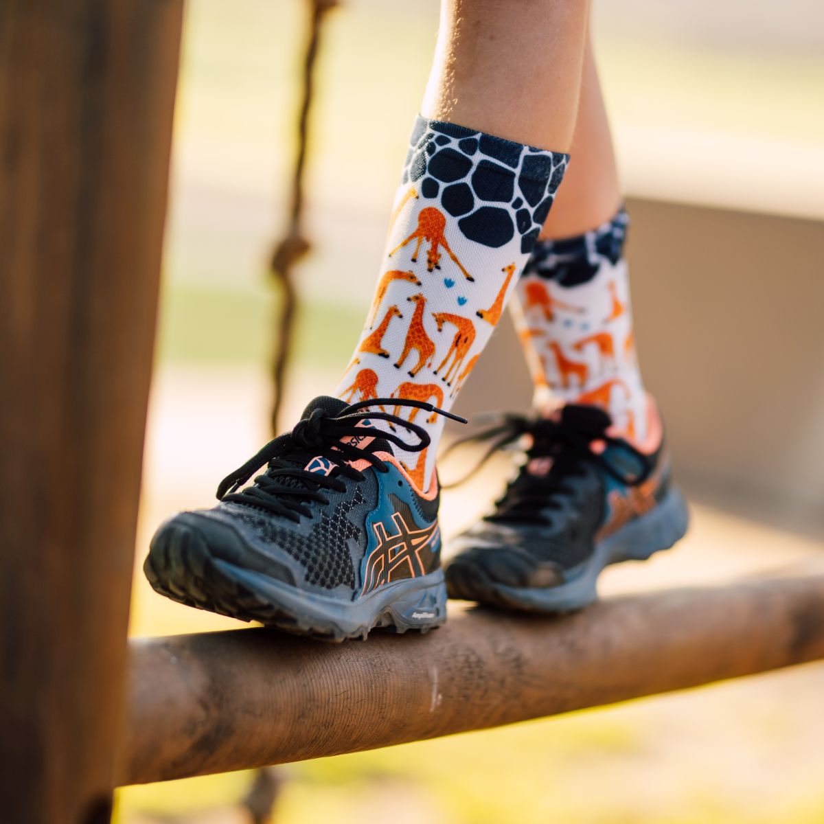 Sox Footwear Giraffe Crew Socks