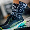 Sox Footwear Doodle Black Crew Socks