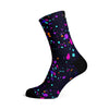Sox Footwear Purple Splash Crew Socks