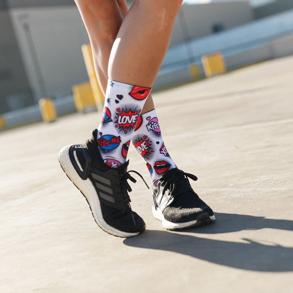 Sox Footwear Love Struck Crew Socks