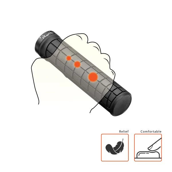 Skwi:ki Grips MTB Waffle Lock-On