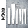 DYEDBRO Clear Matte Drop Bar