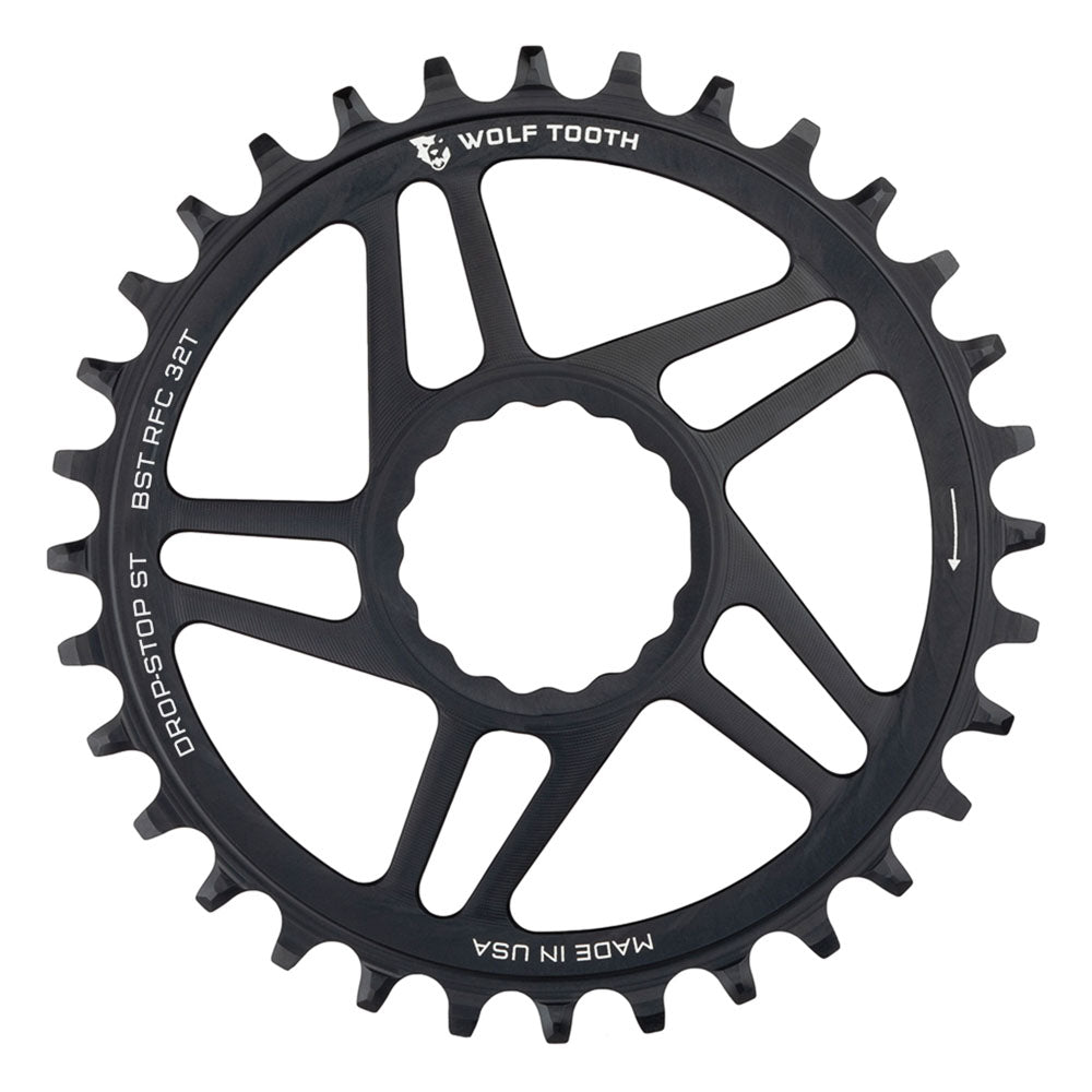 Wolf Tooth Race Face Cinch Round Drop Stop Chainring Boost (3mm) Offset Shimano HG12+