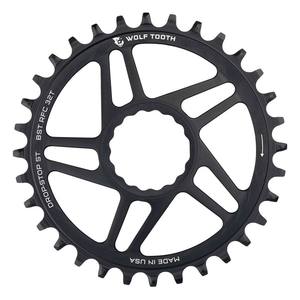 Wolf Tooth Race Face Cinch Round Drop Stop Chainring Boost (3mm) Offset Shimano HG12+