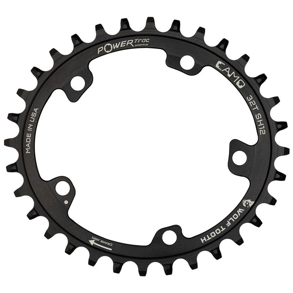 Wolf Tooth Camo Aluminium Elliptical Chainring Shmano Hg12+