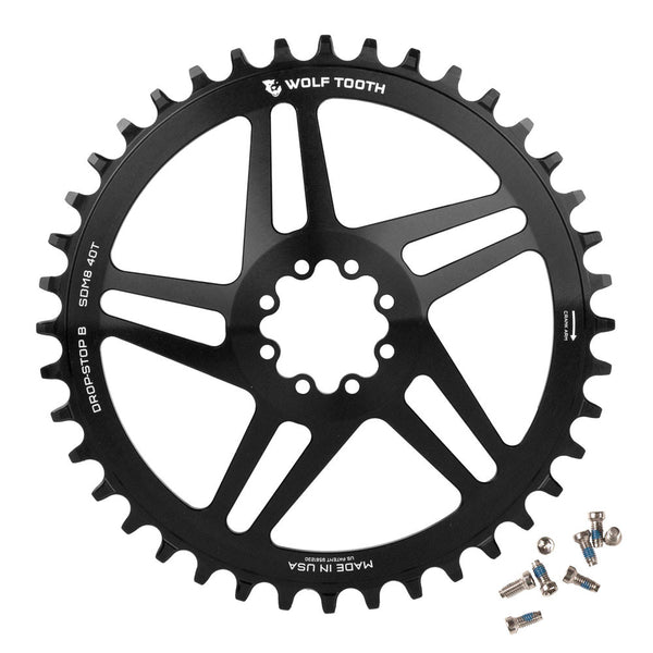 Wolf Tooth Sram 8 Bolt Dm Drop Stop Chainring