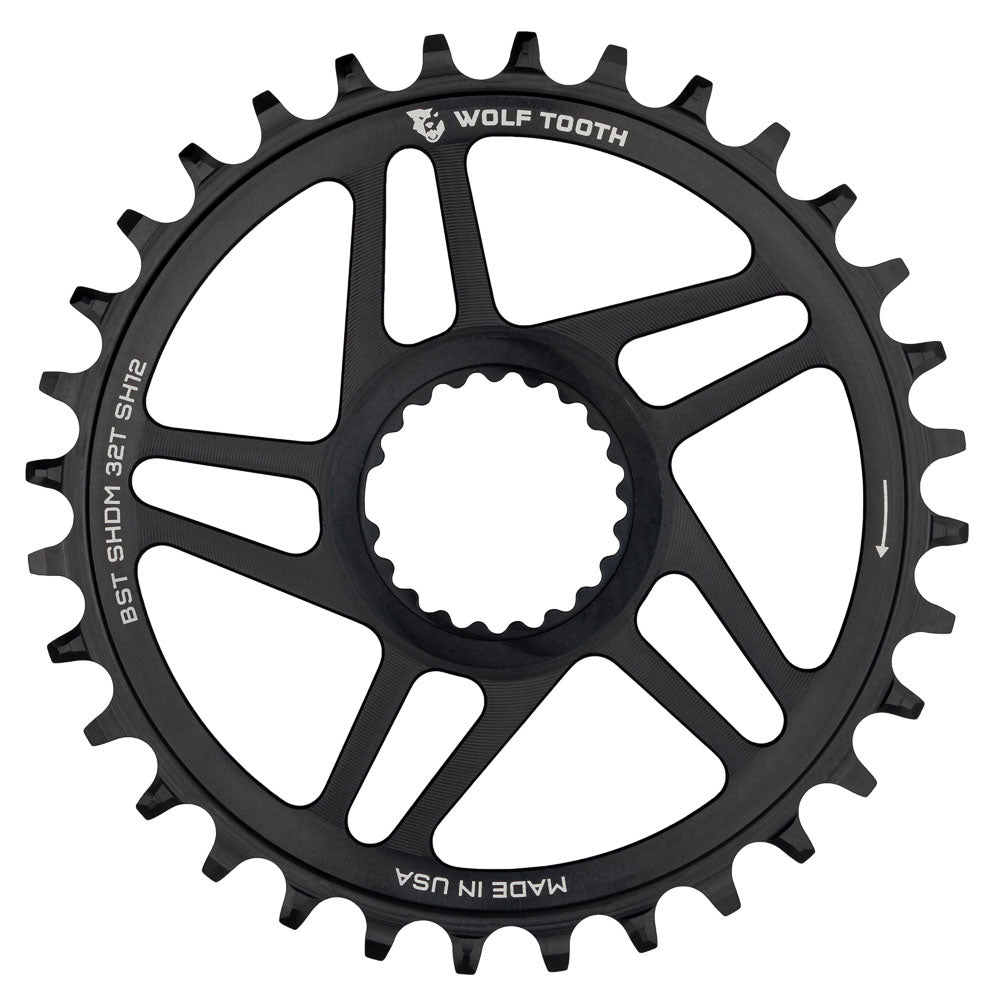 Wolf Tooth Shimano Dm Round Drop Stop B Chainring Boost