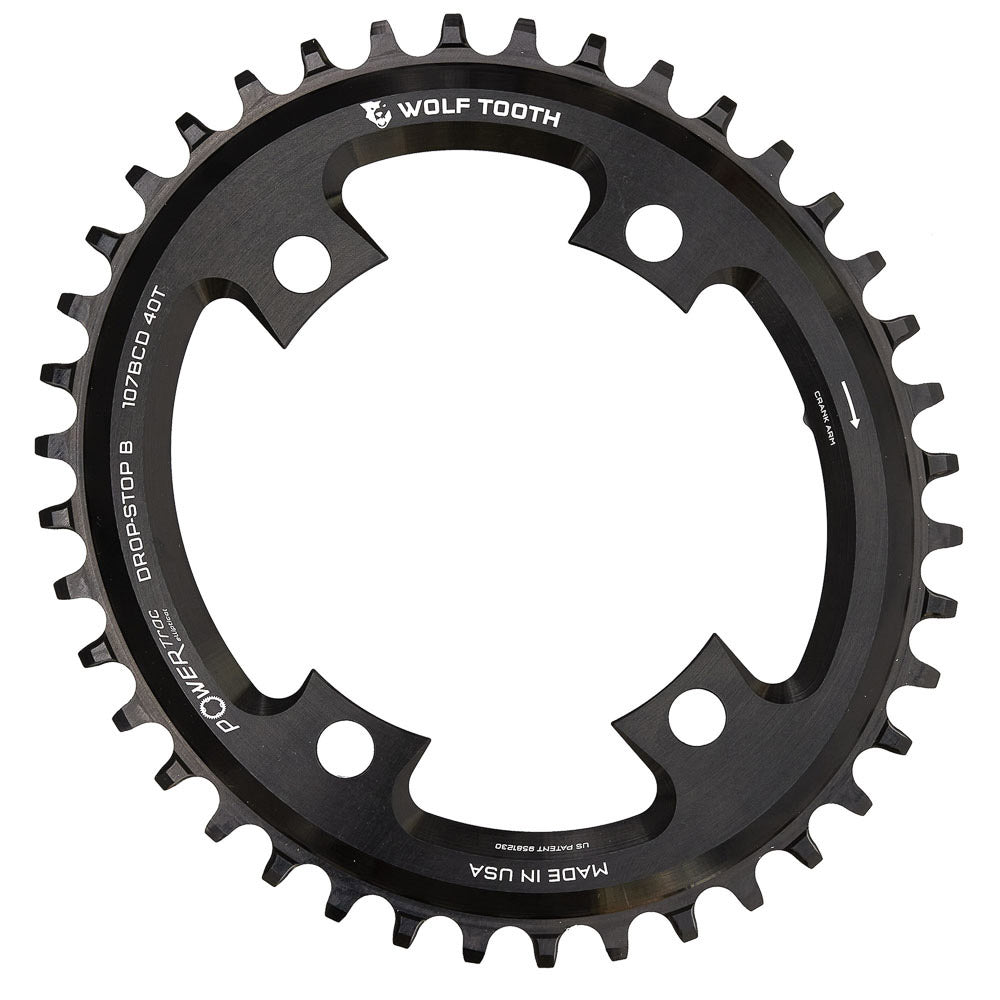 Wolf Tooth Sram 107 Bcd Oval Drop Stop B Chainring