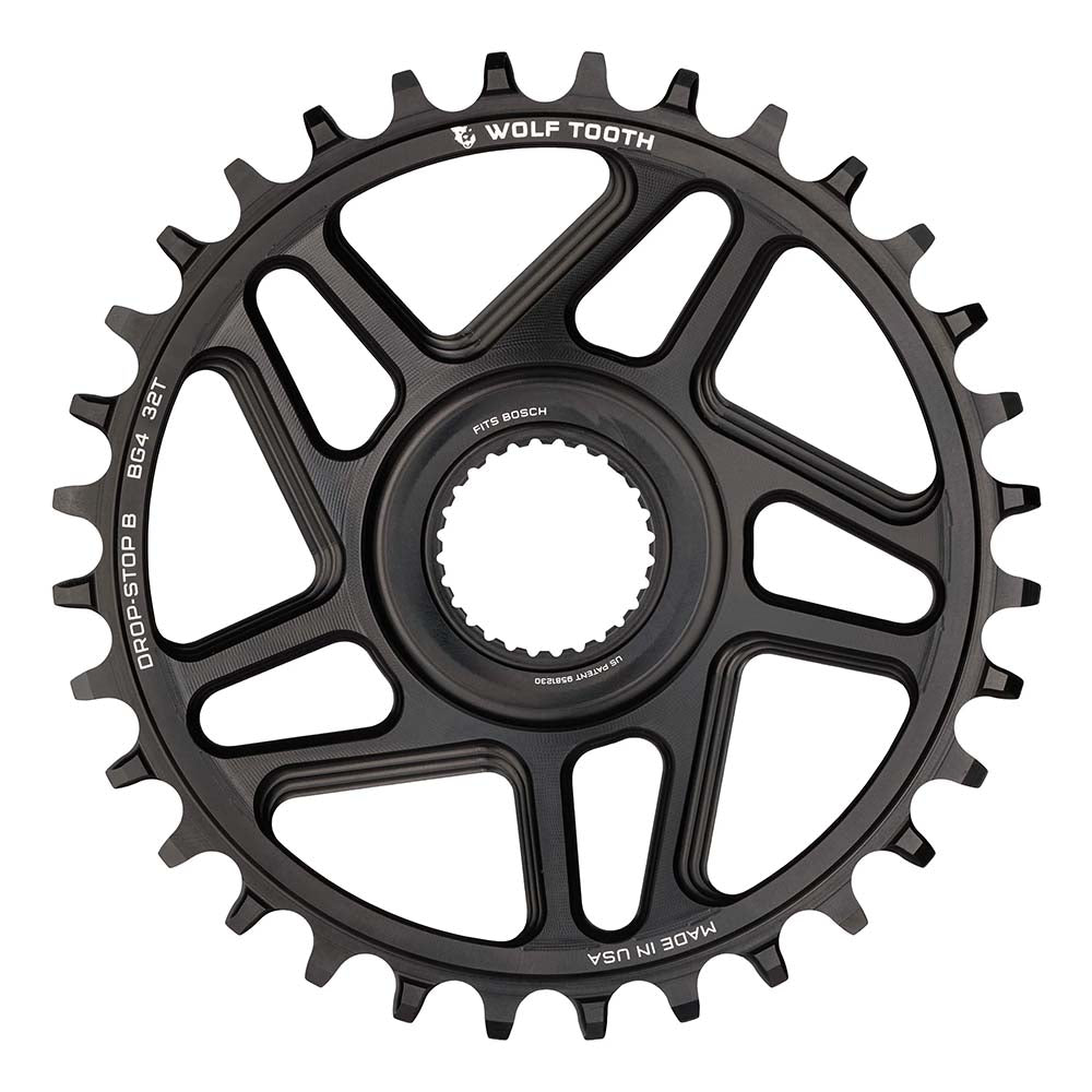 Wolf Tooth Bosch E Bike Motor DM Drop Stop Chainring Shimano Hg+