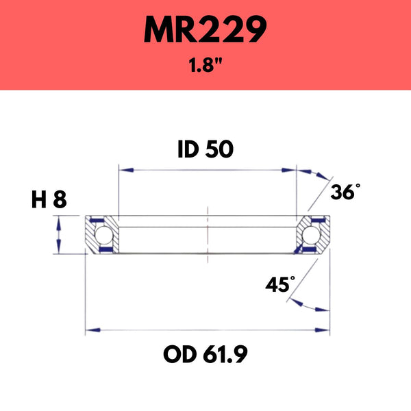 Fsa 1.8" Headset Bearing Mr229