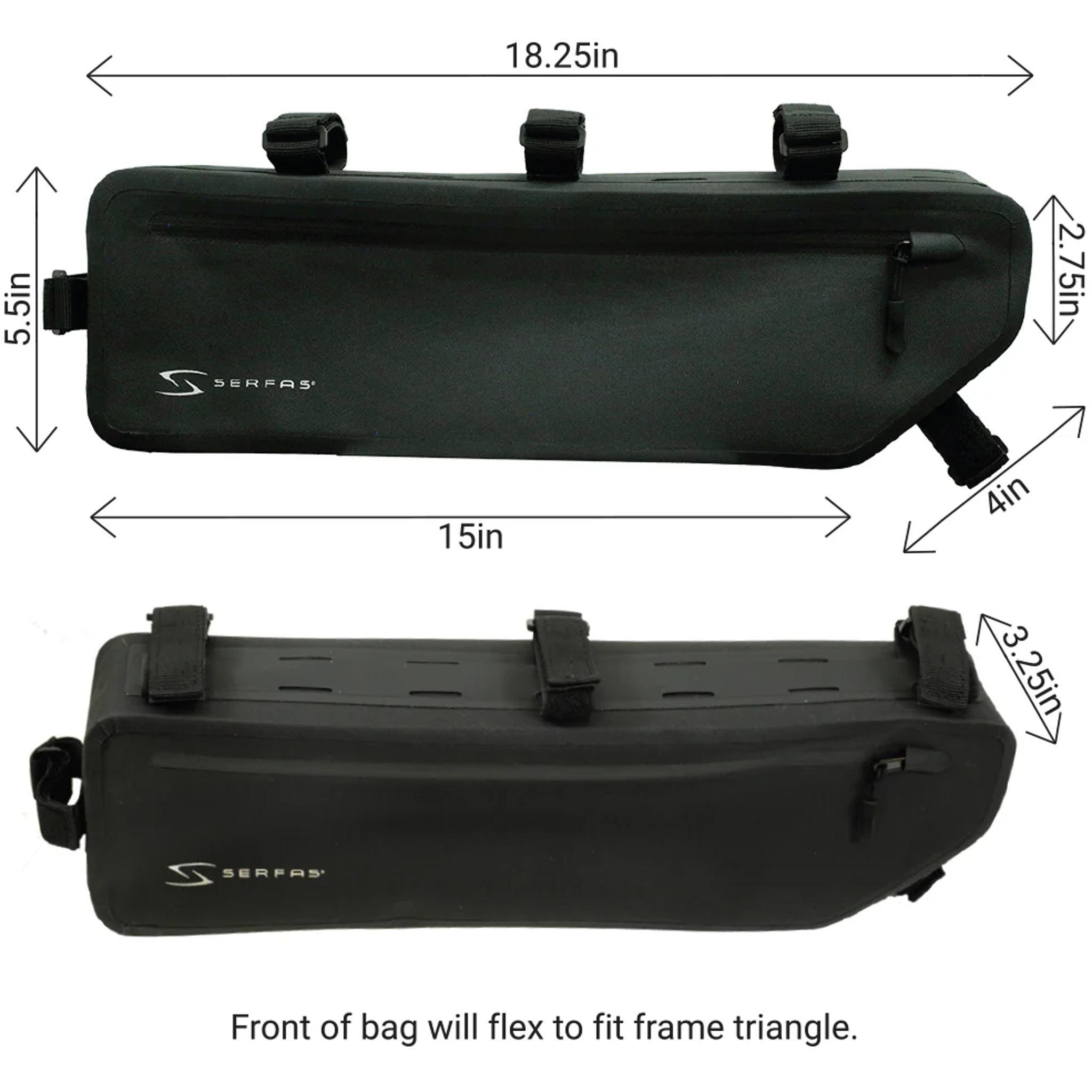 Serfas Waterproof Half-Frame Bag - Black