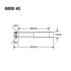 Enduro Headset Bearing 40 x 52 x 7 45° ID Only