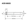 Enduro Headset Bearing 1 1/8" 33.15 x 46.9 x 6.5 36x45°