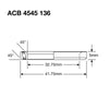Enduro Headset Bearing 32.75 x 41.75 x 6 45x45°