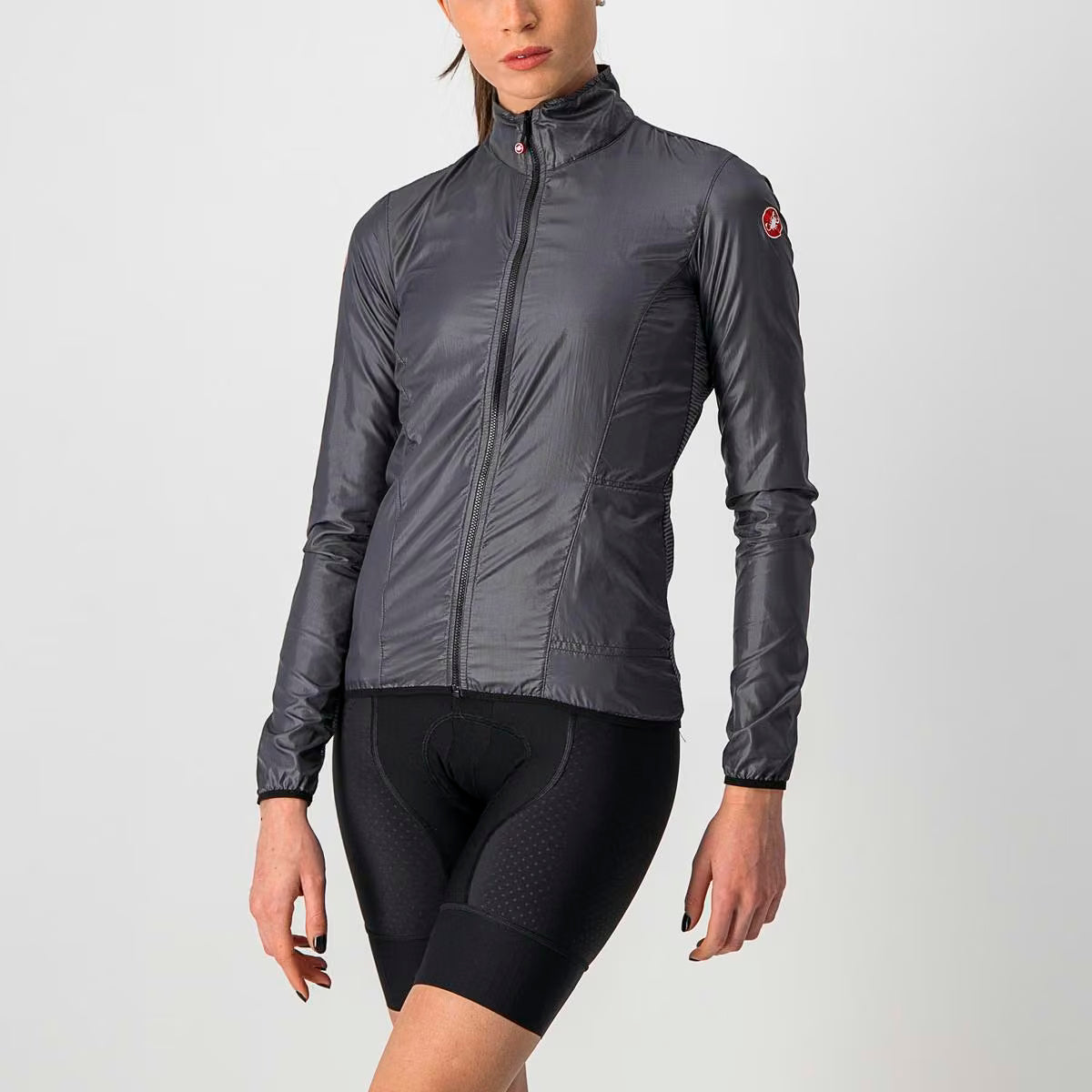 Castelli Aria Shell Jacket Womens / Dark Gray