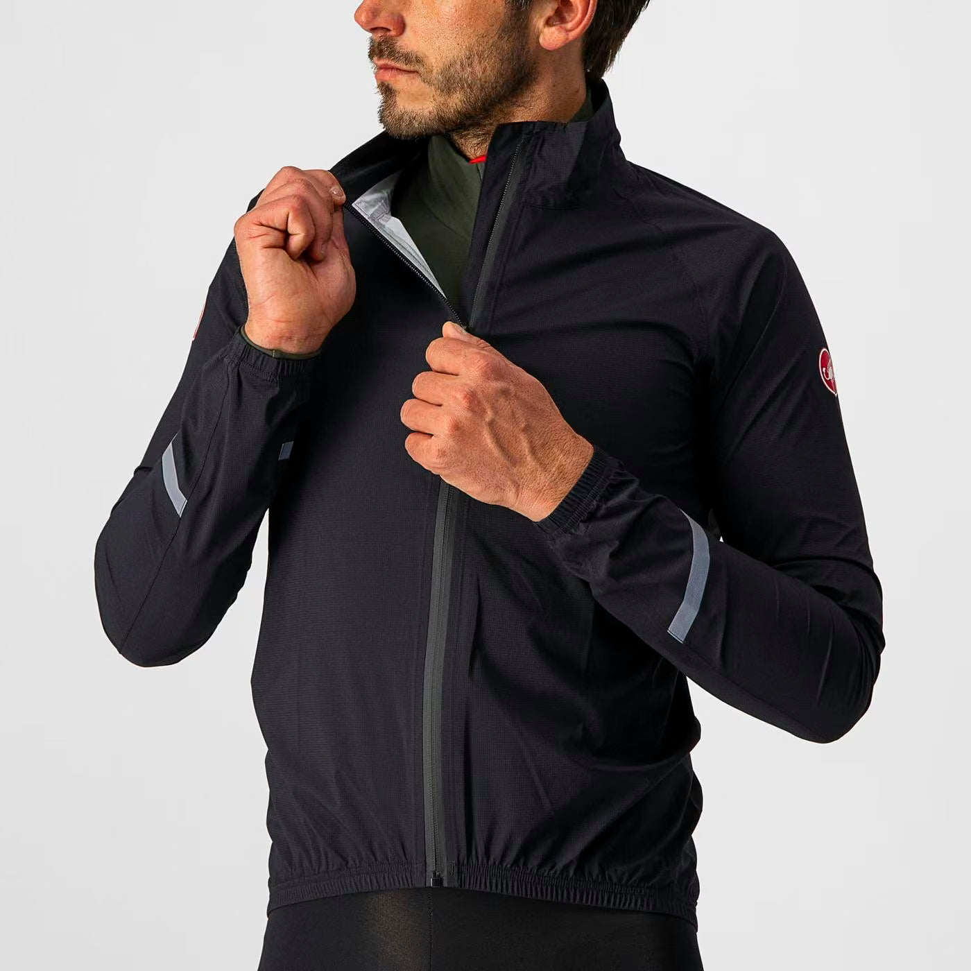 Castelli Emergency 2 Rain Jacket Men's Light Black