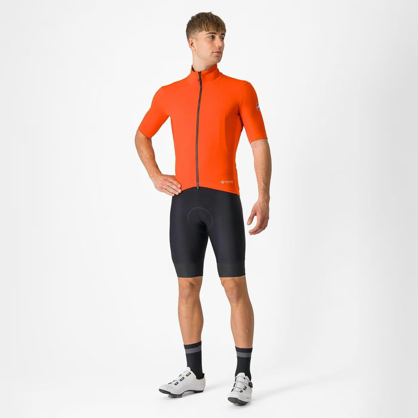 Castelli Perfetto RoS 2 Wind Jersey Men's Brilliant Orange