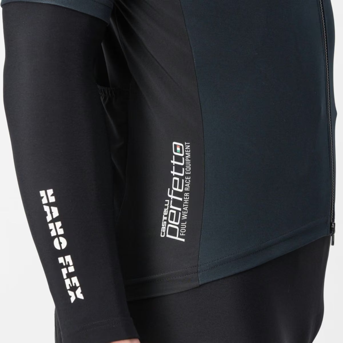 Castelli Perfetto RoS 2 Wind Jersey Men's Light Black