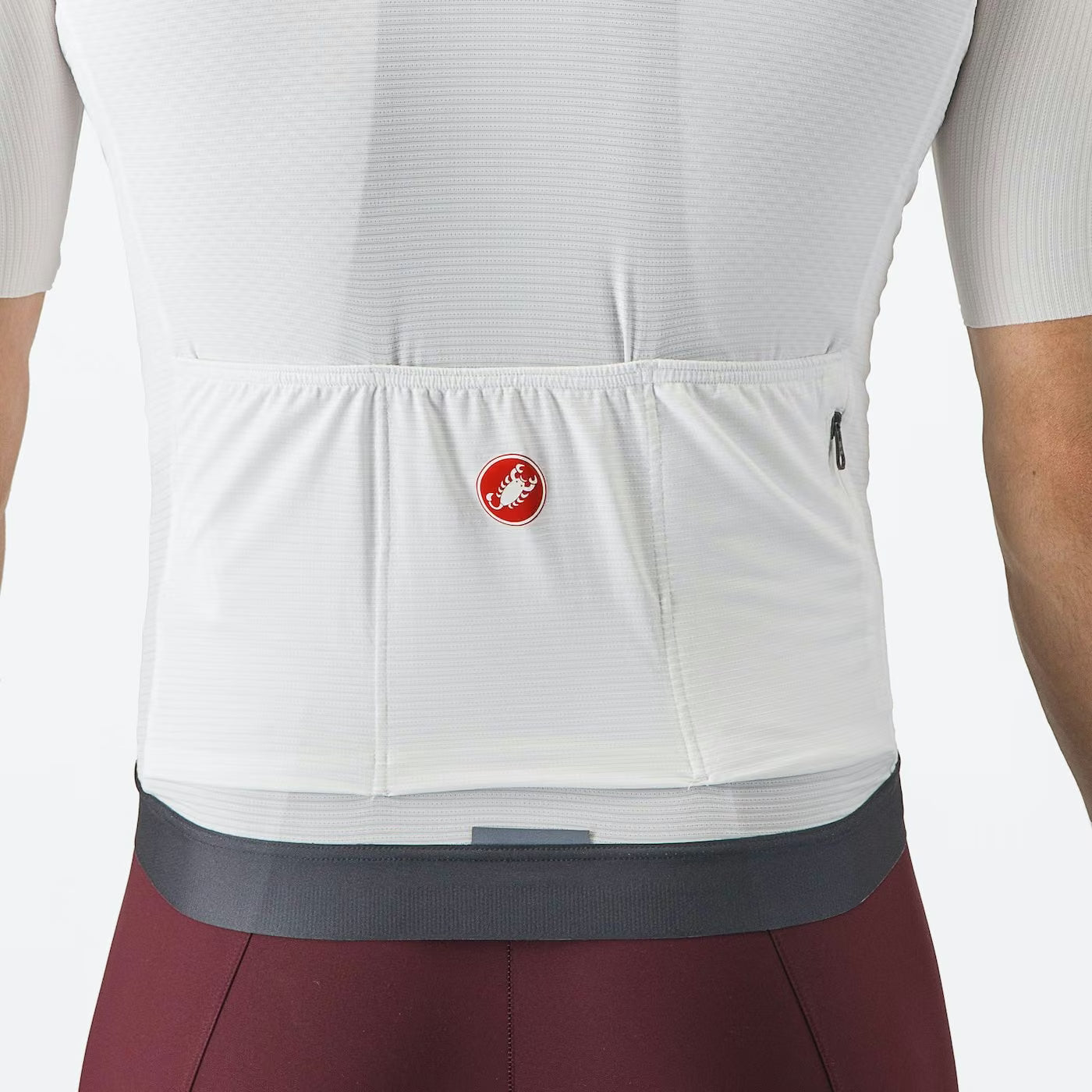 Castelli Espresso Men's Jersey Ivory/Dark Gray