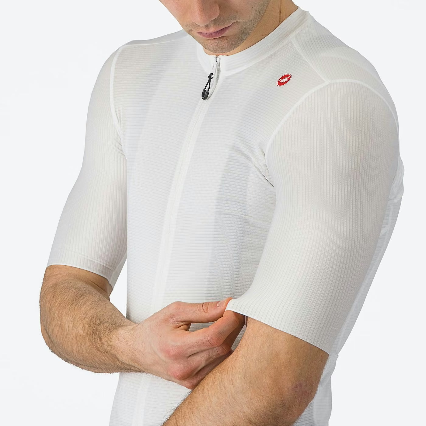 Castelli Espresso Men's Jersey Ivory/Dark Gray