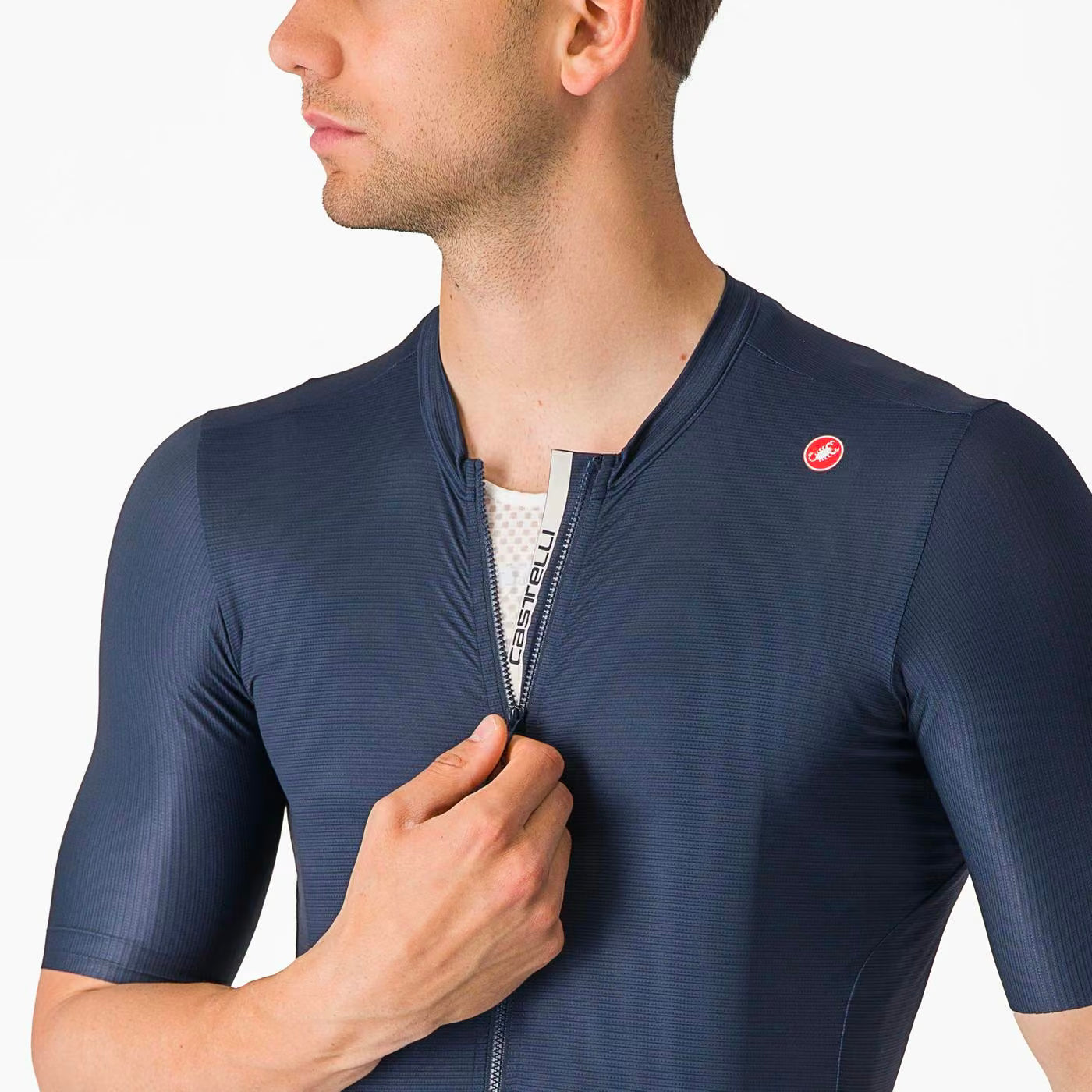 Castelli Espresso Men's Jersey Belgian Blue