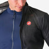 Castelli Squall Shell Jacket Men's Light Black / Silver Gray