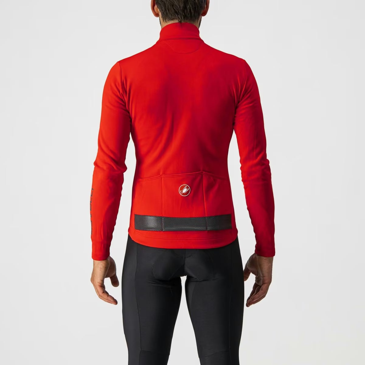 Castelli Puro 3 FZ Jersey Men's Red/Black Reflex