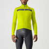 Castelli Puro 3 FZ Jersey Men's Electric Lime/Silver Reflex