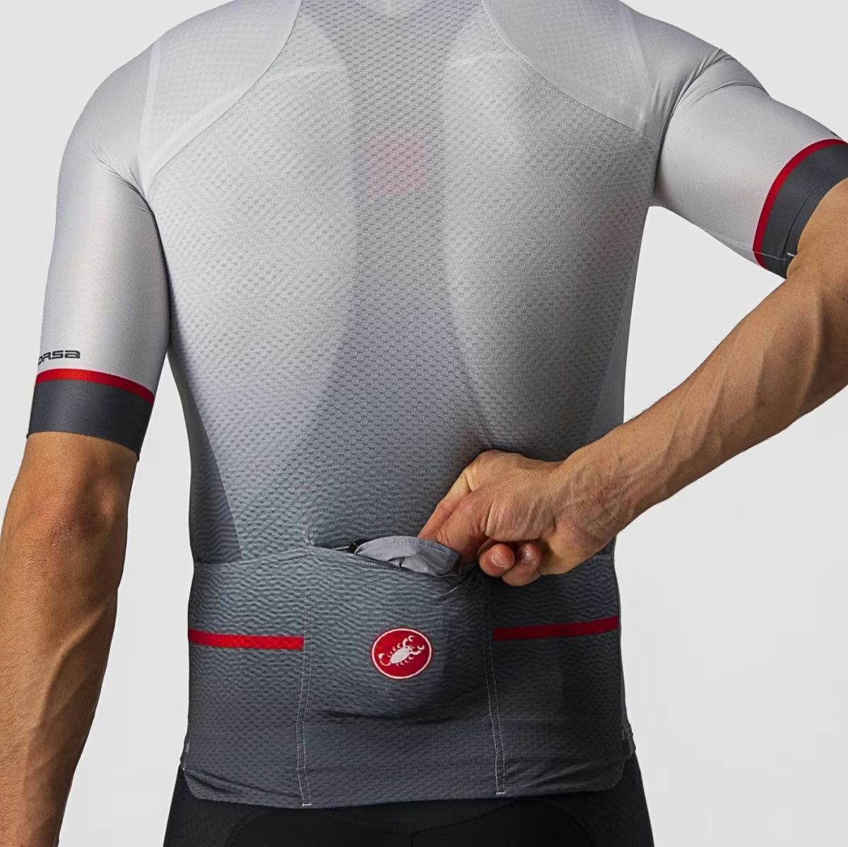 Castelli Aria Vest Men's Silver Gray