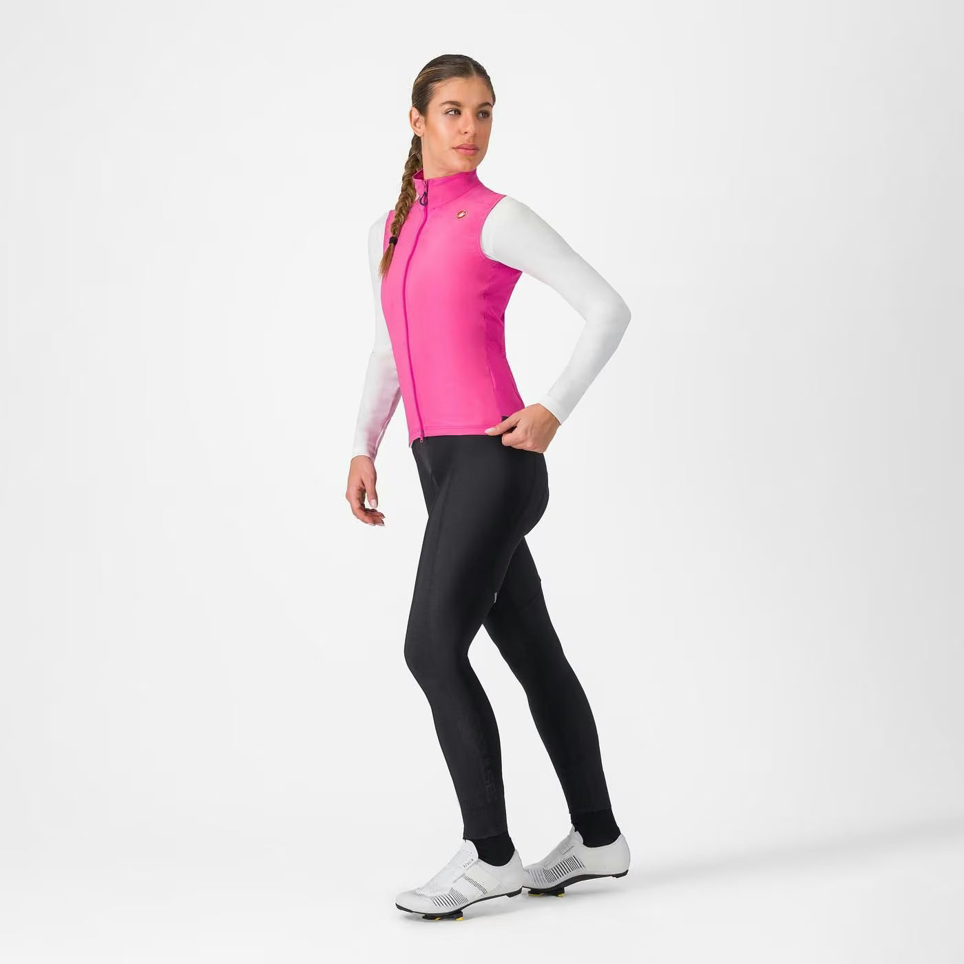 Castelli Espresso Vest Women's Violet Pink / Dark Gray