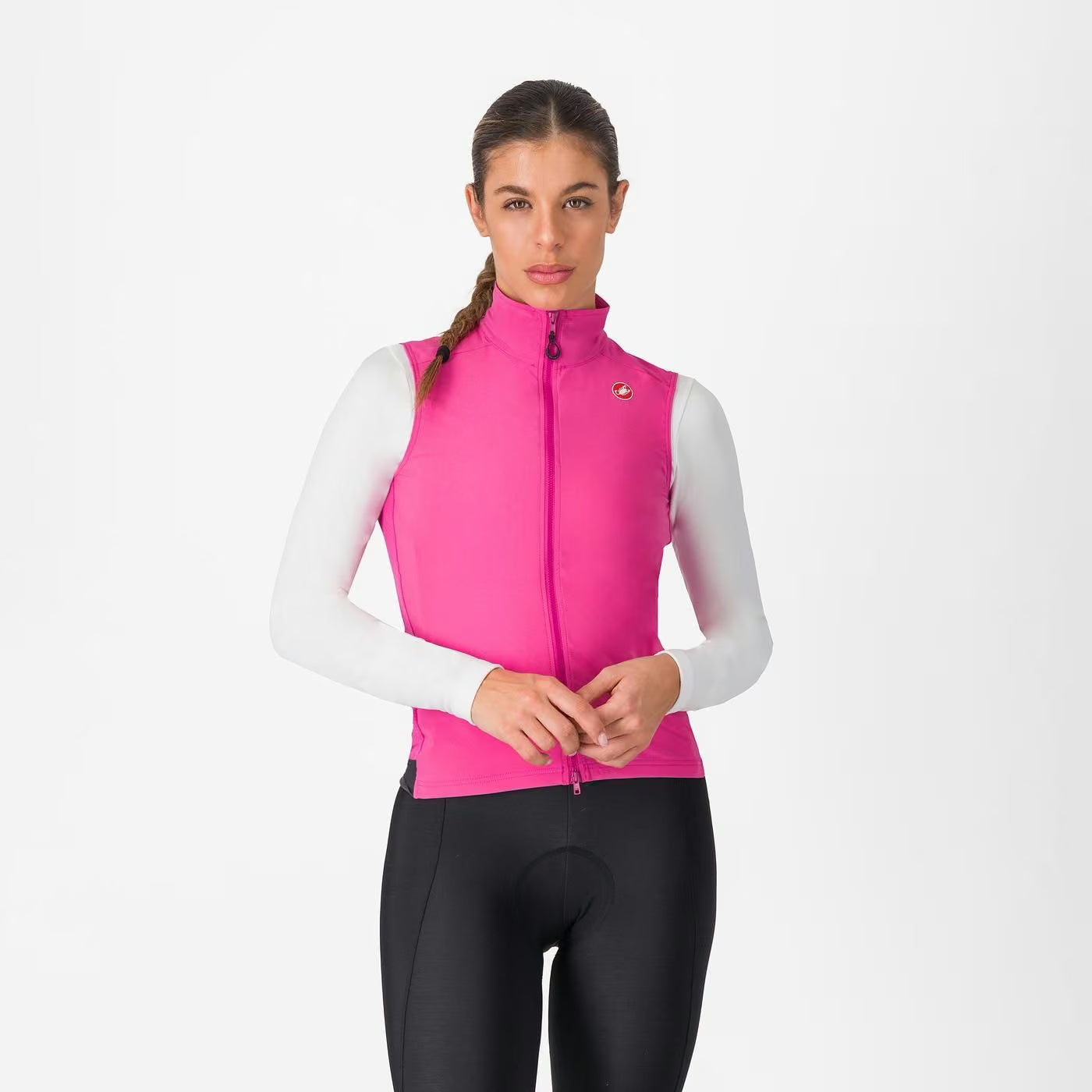 Castelli Espresso Vest Women's Violet Pink / Dark Gray