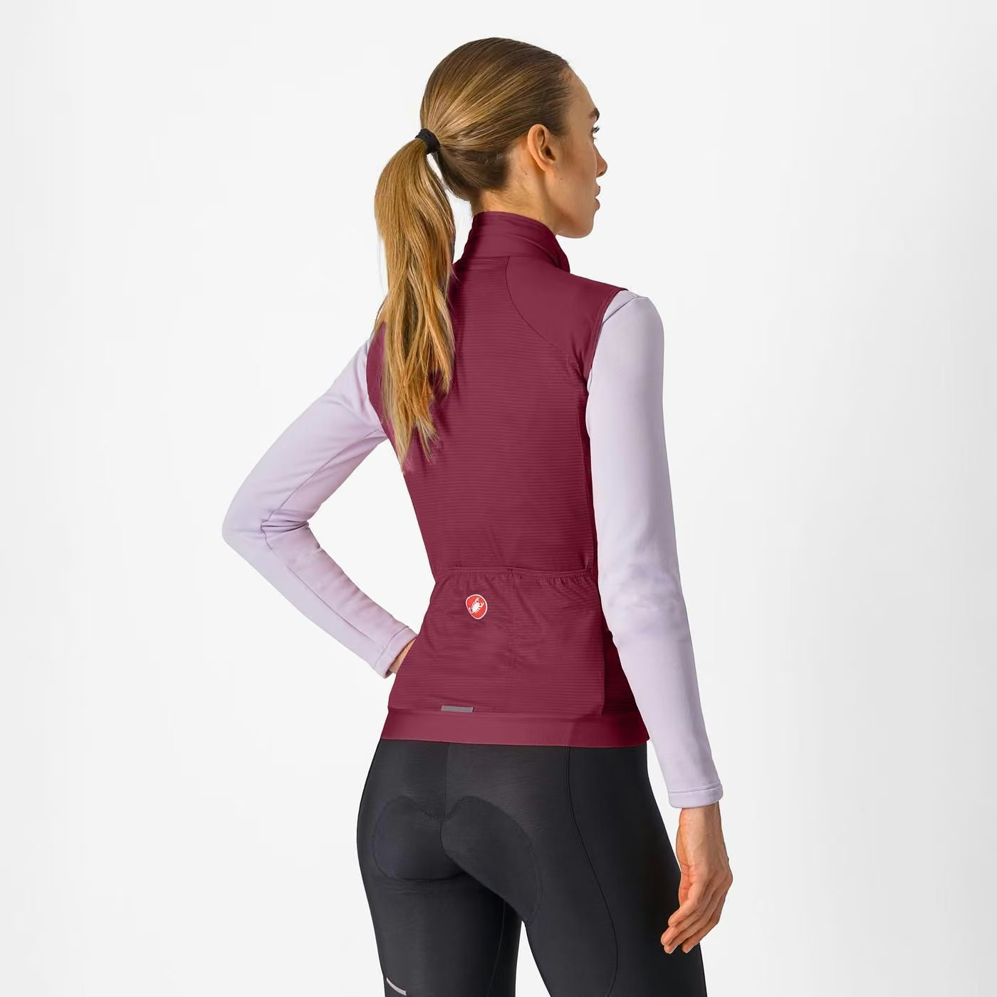 Castelli Espresso Vest Women's Deep Bordeaux