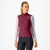 Castelli Espresso Vest Women's Deep Bordeaux