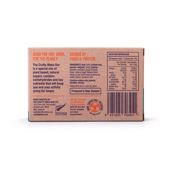 The Crafty Weka Bar GF 70g