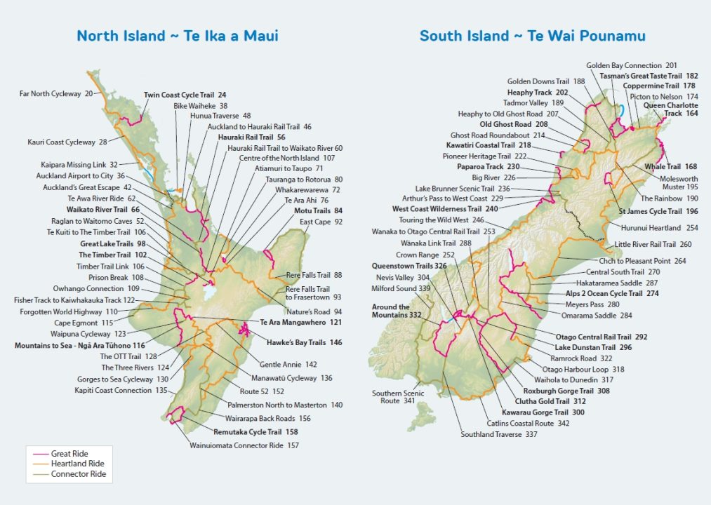 Classic New Zealand Cycle Trails 7th Edition