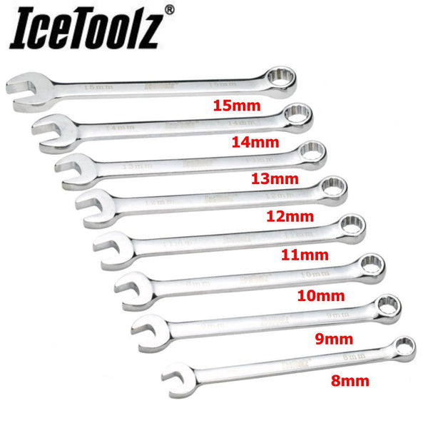 IceToolz Dual Open End Spanner Set - 8 to 15mm