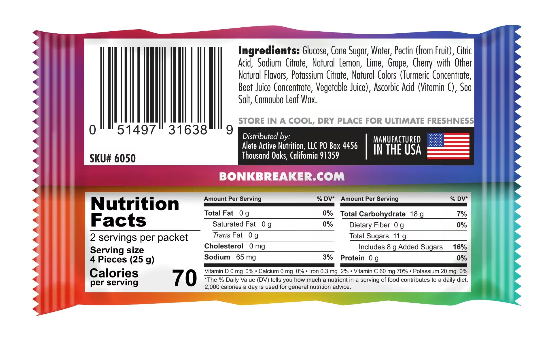 Bonk Breaker Strawberry Energy Chews