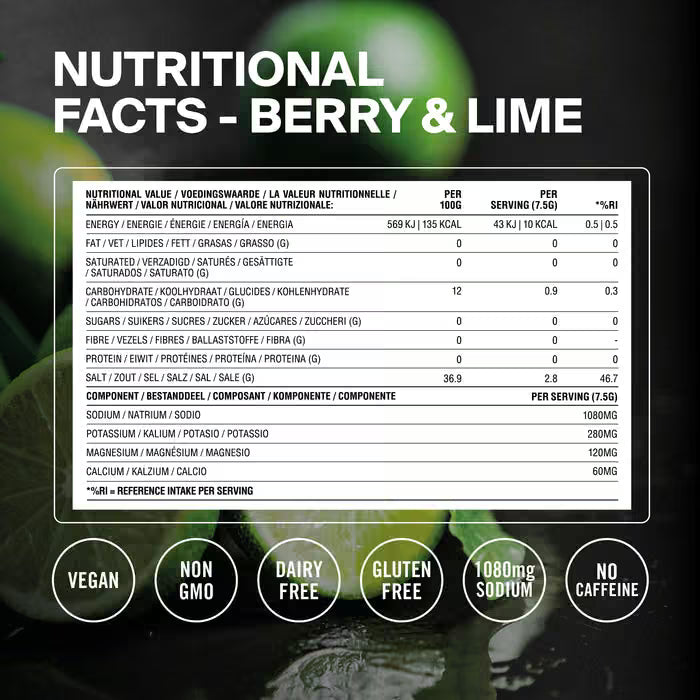 Styrkr SLT+ Electrolyte Berry & Lime Advanced Quad-Blend