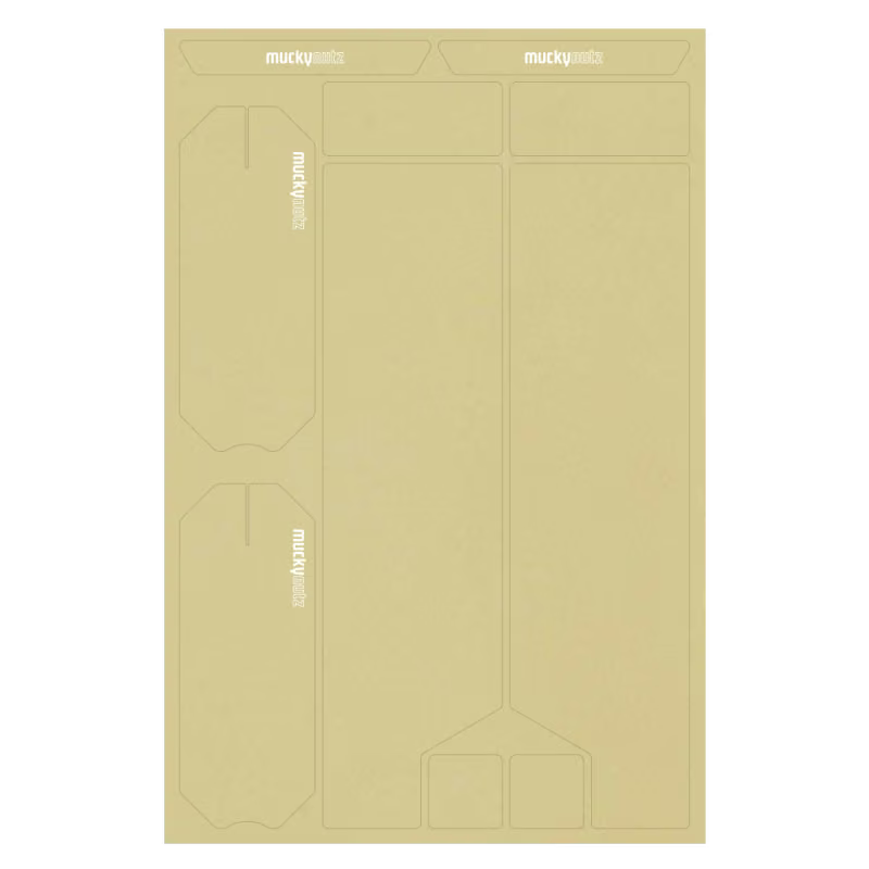 Mucky Nutz Fork & Crank Skinz Clear